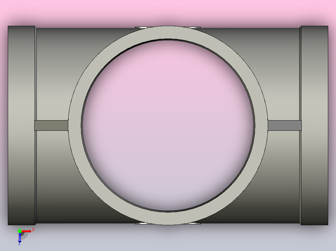 WX 四通[WX-3]俯视图