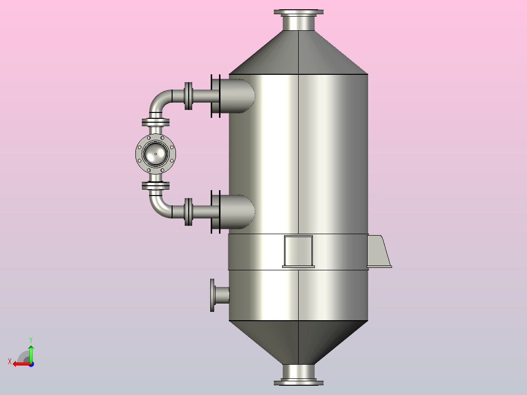 混合冷凝器后视图