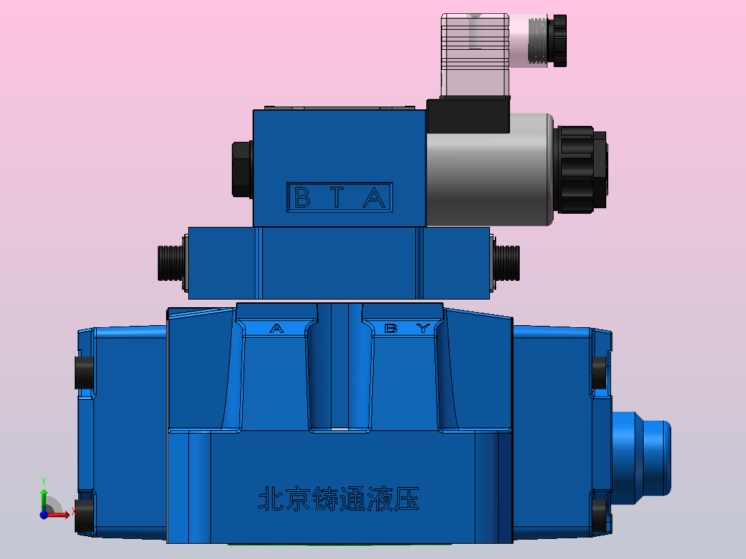 H-3WEH16-S 电液换向阀前视图
