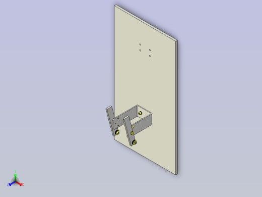 一种偏移机构3D图纸