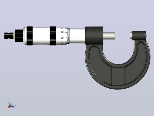 测量设备micrometer-5835-模型格式为 stp ipt左视缩略图