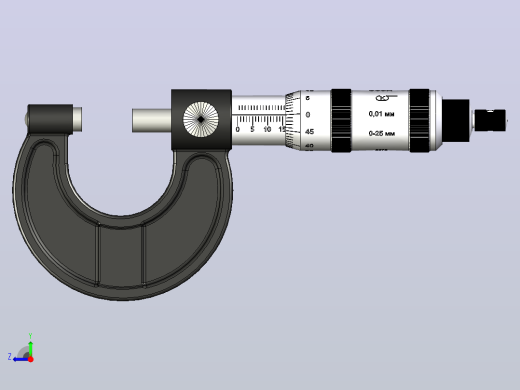 测量设备micrometer-5835-模型格式为 stp ipt右视缩略图