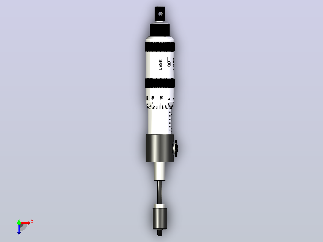 测量设备micrometer-5835-模型格式为 stp ipt俯视图