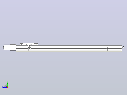 MCB17无尘皮带滑台[MCB17-L40-1000-R-P40-C3]右视缩略图