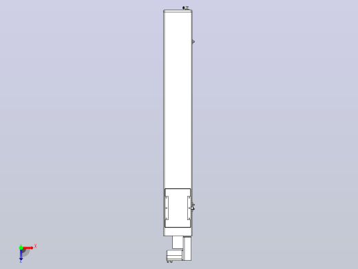 MCB17无尘皮带滑台[MCB17-L40-1000-R-P40-C3]俯视缩略图