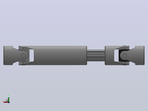 万向联轴器WSP2-PB-Y18-Y18-250／320WSP型可伸缩小型十字轴万向联轴器后视缩略图