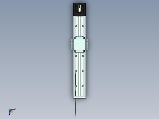 创锋精工电动滑台CFK86N-540俯视缩略图
