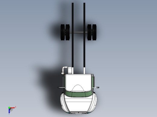 International MV™ 系列底盘驾驶室（3D 模型_CAD）俯视缩略图
