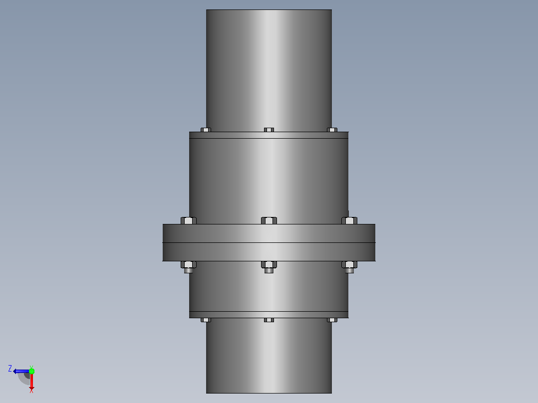 GCLD型鼓形齿式联轴器_GCLD1联轴器  50×112／J1  50×84俯视图
