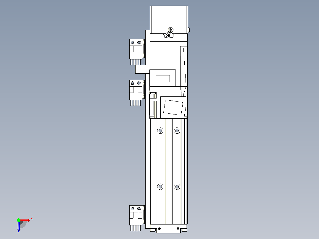 钢基模组TPA-KSR-4002C-200A1-MU-H1S2俯视图