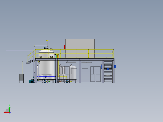 奶油生产厂后视缩略图
