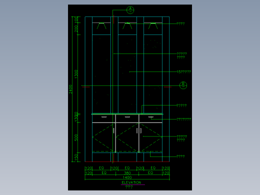 家装类CAD图块(三)-FH01012A
