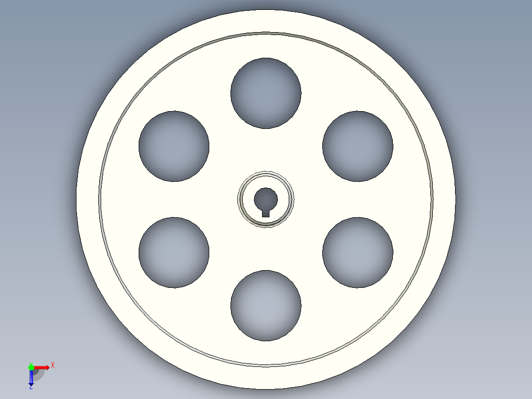 轮胎3d模型俯视图