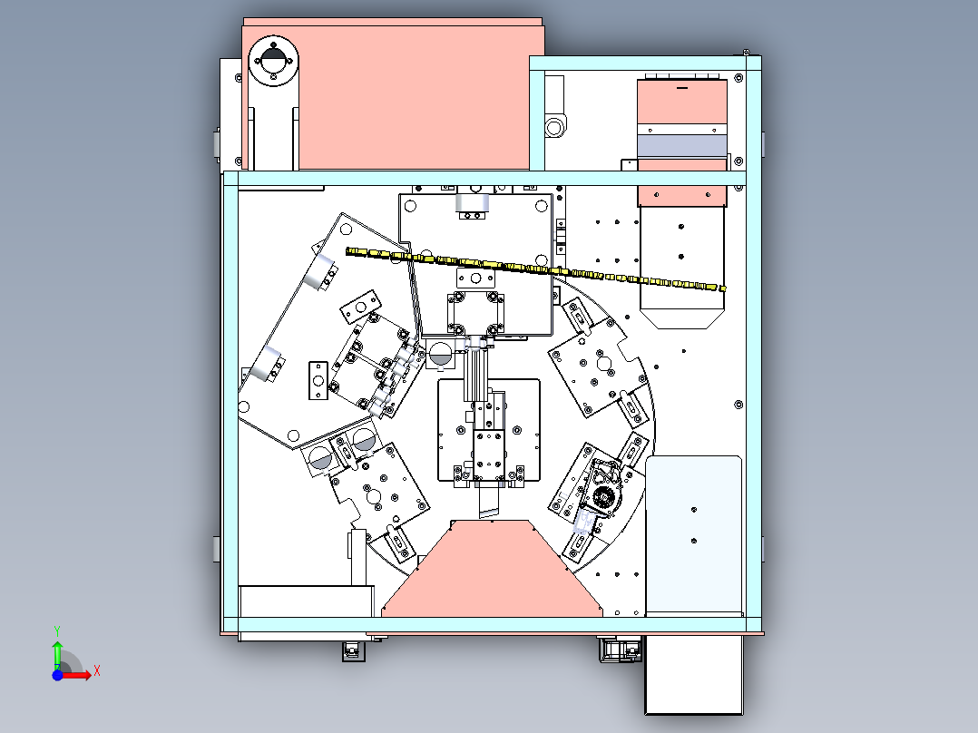 B2_全自动六工位拉铆机前视图