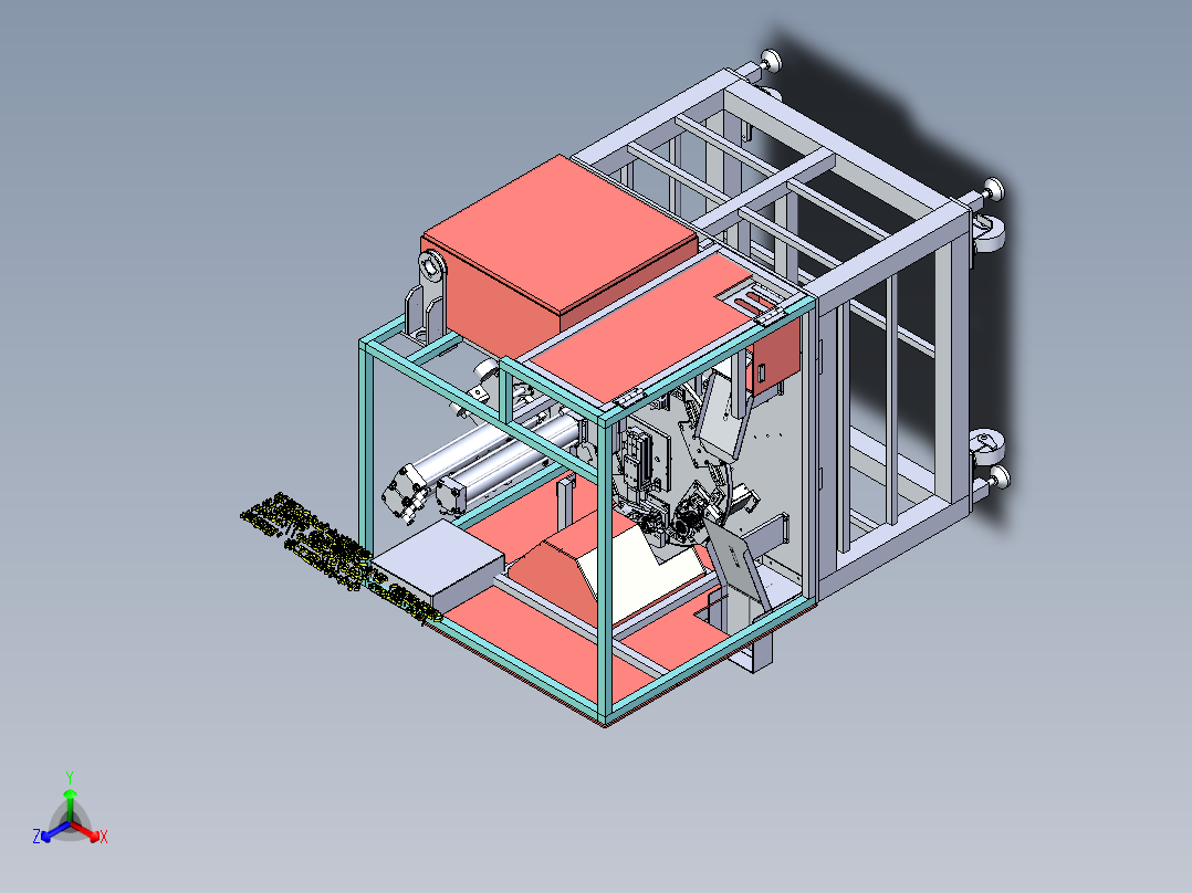 B2_全自动六工位拉铆机正等轴测图