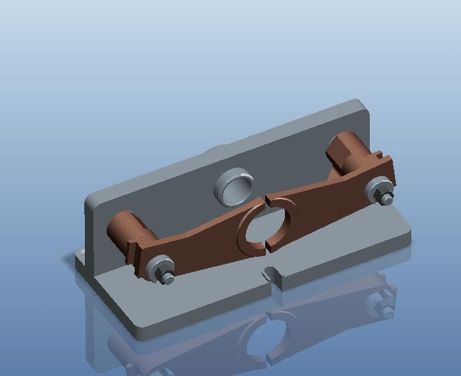 拨叉831006镗孔夹具（CAD图+Proe三维）