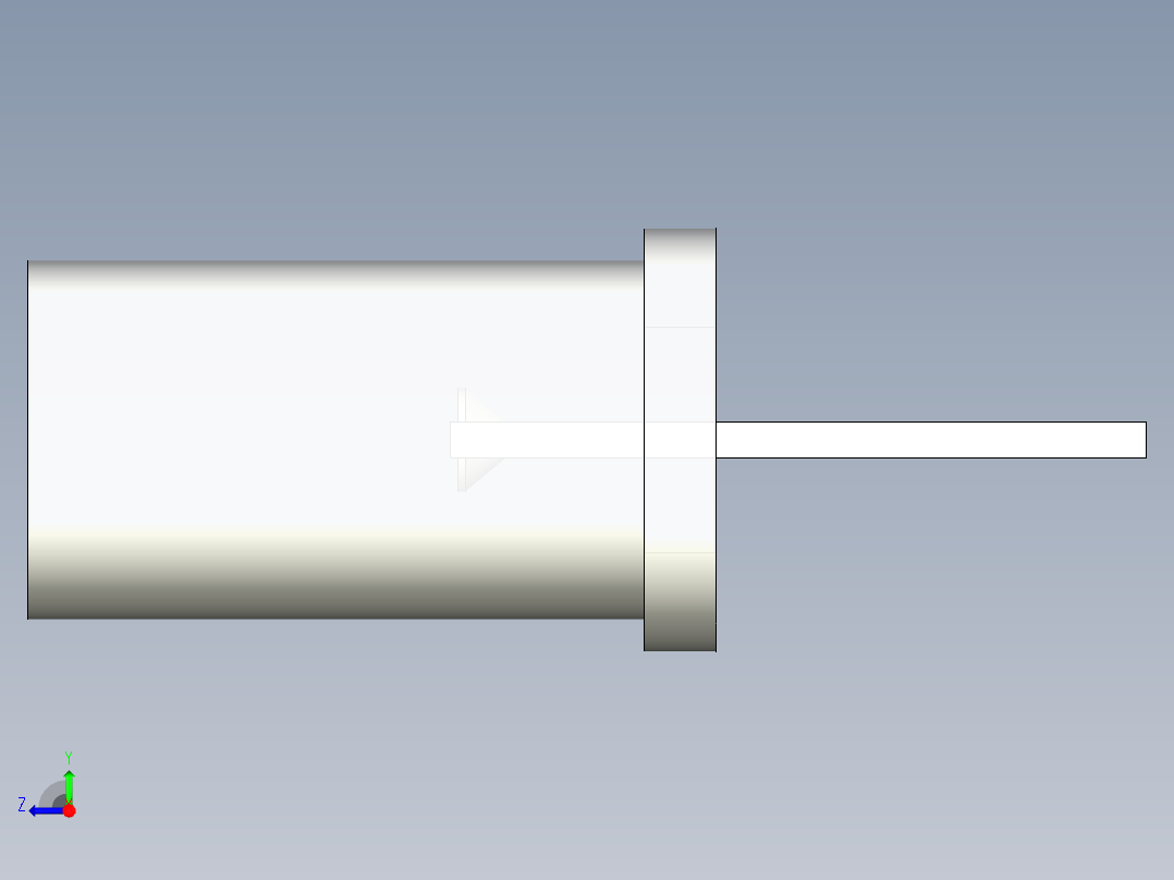 LED_Cylindrical_Diffuse_D5x9.6mm右视图
