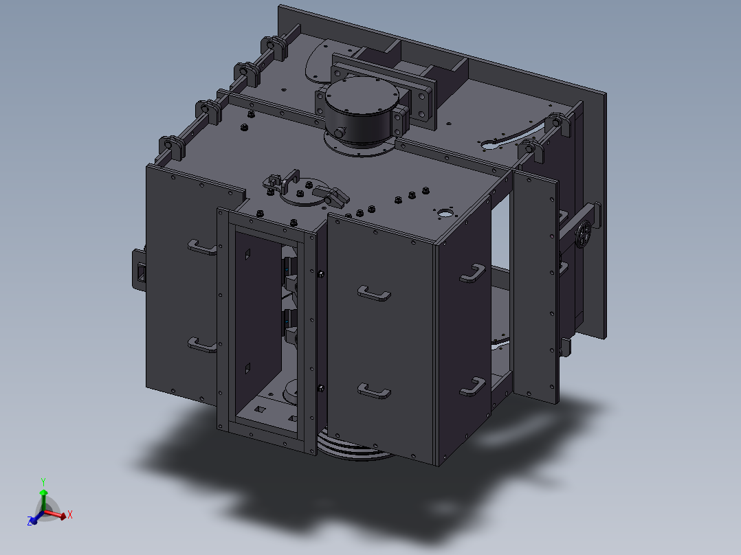 反击破碎机主视图