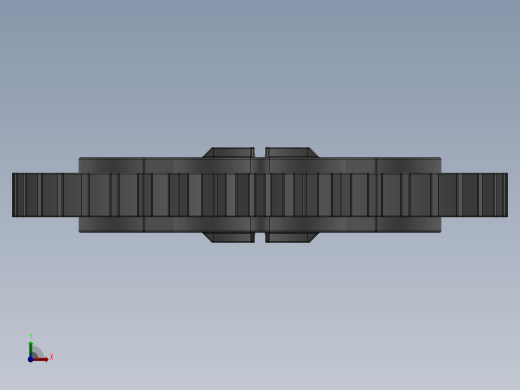 3649 Medium Stone Grey Technic Gear 40 Tooth.SLDPRT前视缩略图