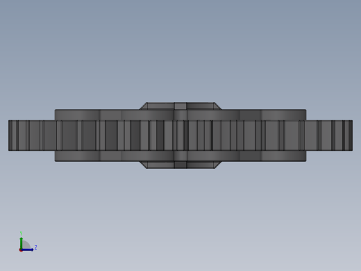 3649 Medium Stone Grey Technic Gear 40 Tooth.SLDPRT左视缩略图