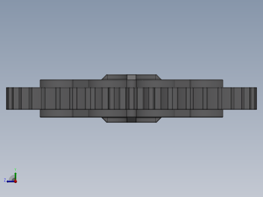 3649 Medium Stone Grey Technic Gear 40 Tooth.SLDPRT右视缩略图