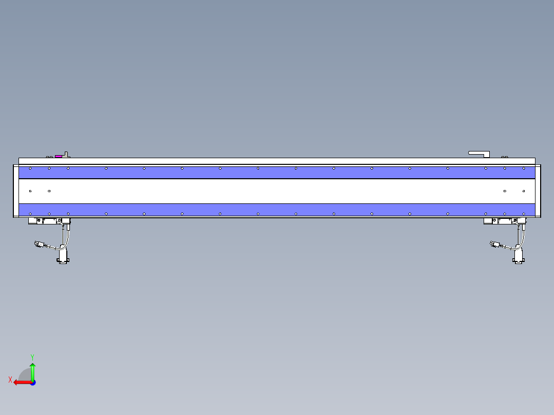 威洛博VL系列3d模型模组2VL14S1Y-S1050后视图