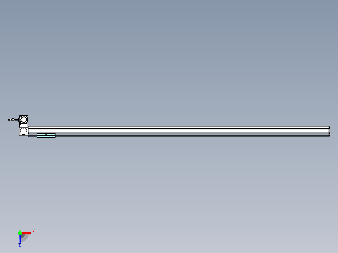 威洛博VBF同步带传动一般环境VBF14-L45-S2000-BLD-ZP40-C3俯视图