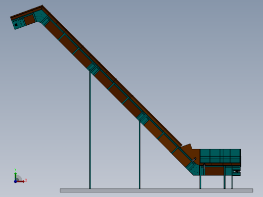45度18m运输链式输送机