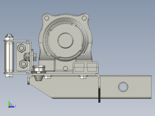 ATV 绞盘 3500 磅--stl stp左视缩略图