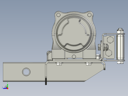 ATV 绞盘 3500 磅--stl stp右视缩略图