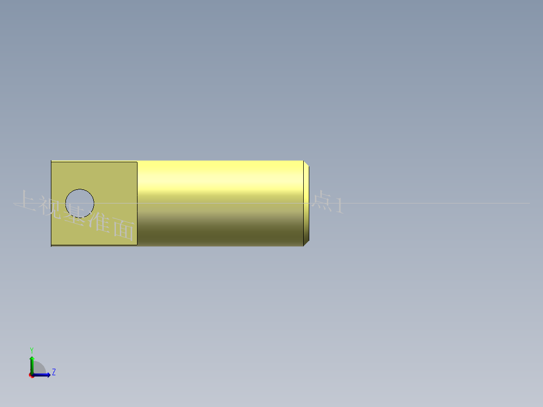 S8 气缸接头左视图