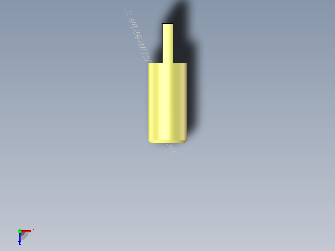 S8 气缸接头俯视图