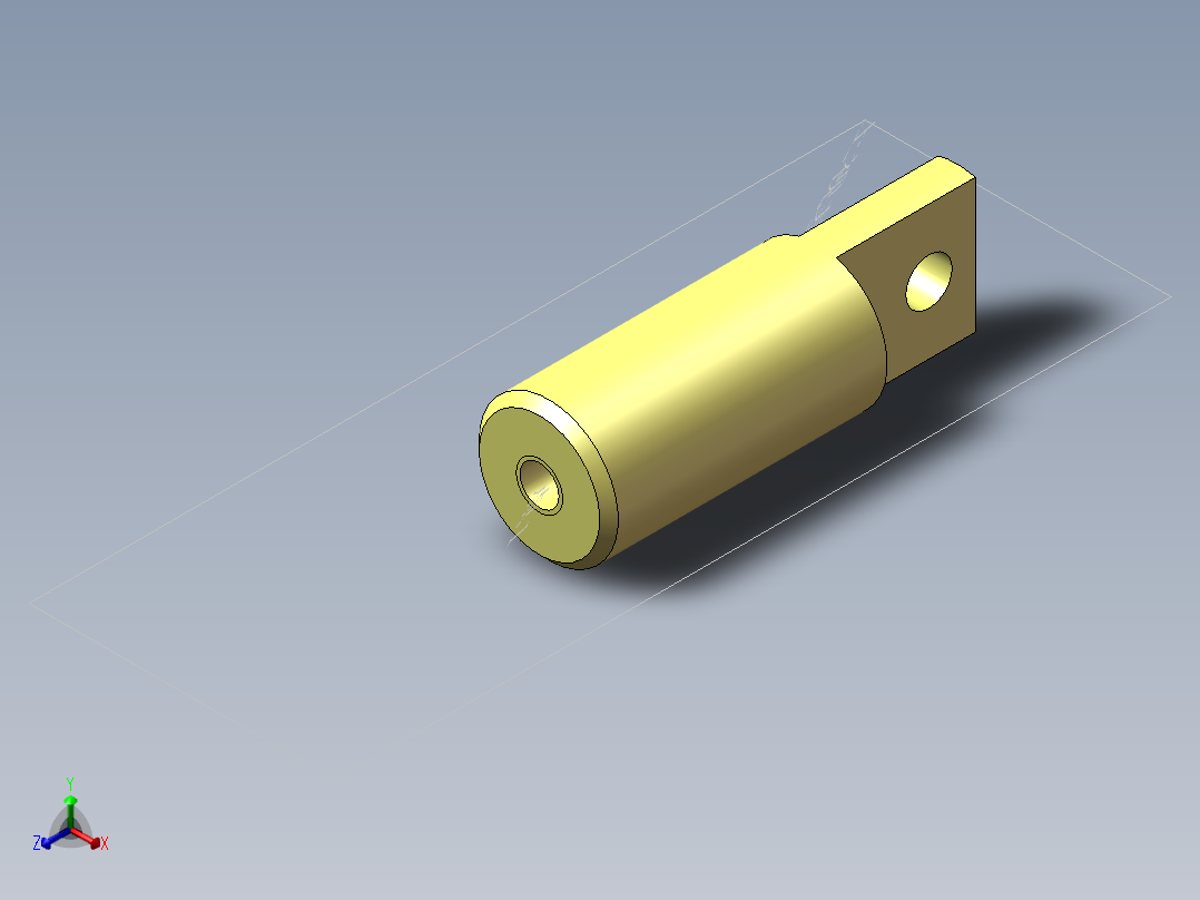 S8 气缸接头正等轴测图