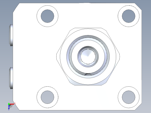 KOSMEKLHA0400-GR-Q15多系列多零件图纸模型俯视缩略图