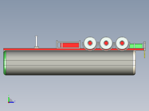 罐式半挂车左视缩略图