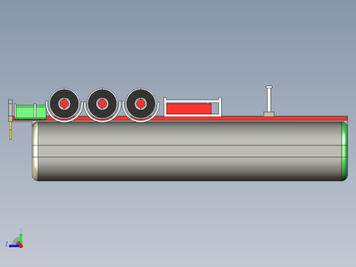 罐式半挂车右视缩略图