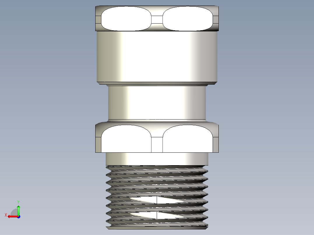 霍克501-421-Os-M20不锈钢电缆密封套后视图
