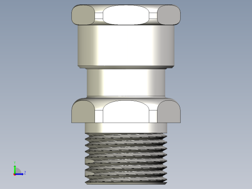 霍克501-421-Os-M20不锈钢电缆密封套左视缩略图