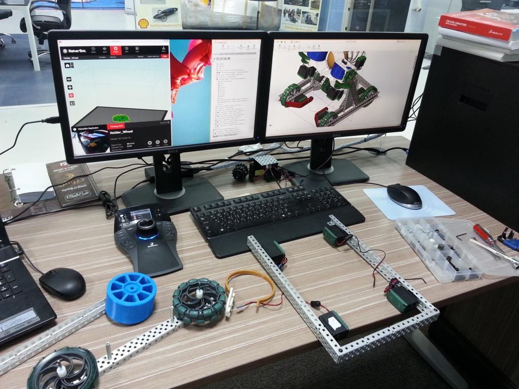 Vex全向轮发求机器人三维建模图纸 STEP格式图档