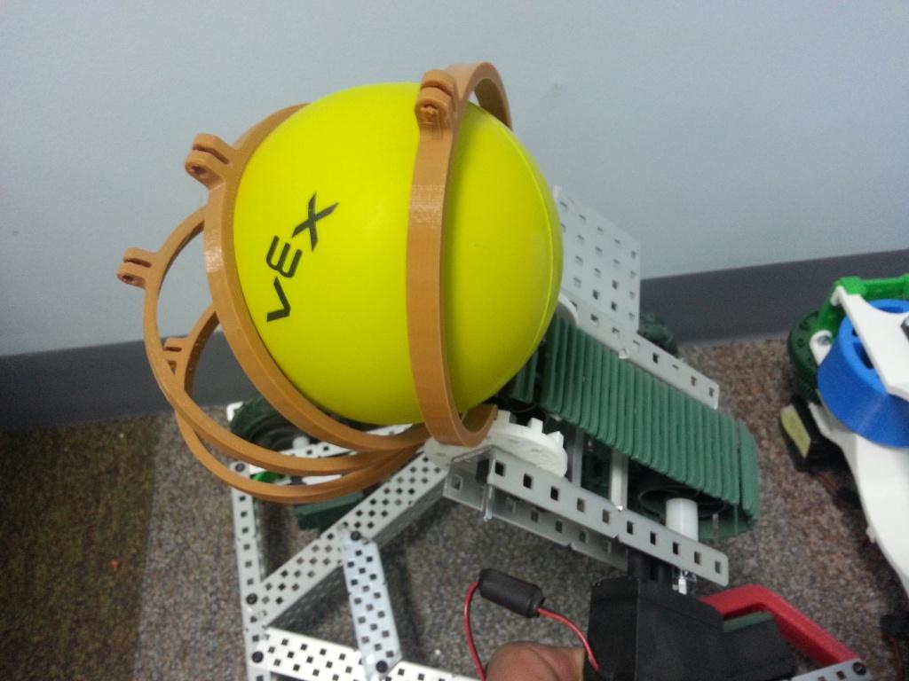 Vex全向轮发求机器人三维建模图纸 STEP格式图档