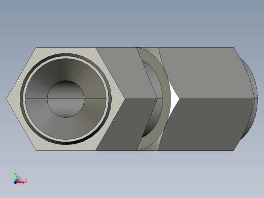 卡套式工业通用硬管接头4-4_vbu-s前视缩略图