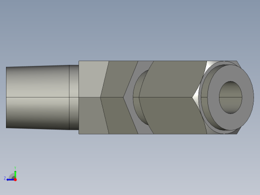 卡套式工业通用硬管接头4-4_vbu-s右视缩略图