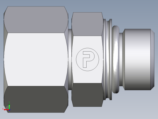 卡套式工业通用硬管接头EO_Swivel_connector_EGEO15LMCF后视缩略图