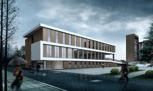 某三十六班中学单体设计施工图（含CAD）缩略图