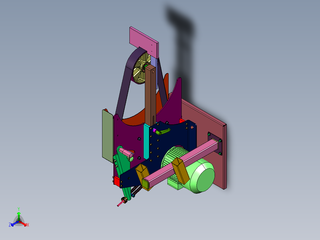 小型家用台式平面砂光磨刀砂带机