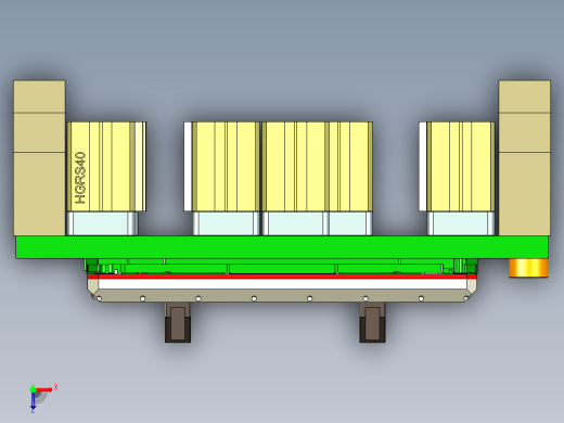HP NCT-C-笔记本CNC工装夹具三维模型CNC1-200429俯视缩略图