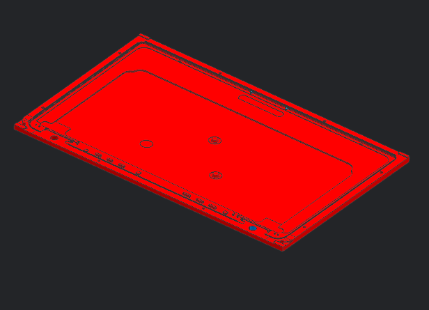板材内腔开粗UG编程程序模型