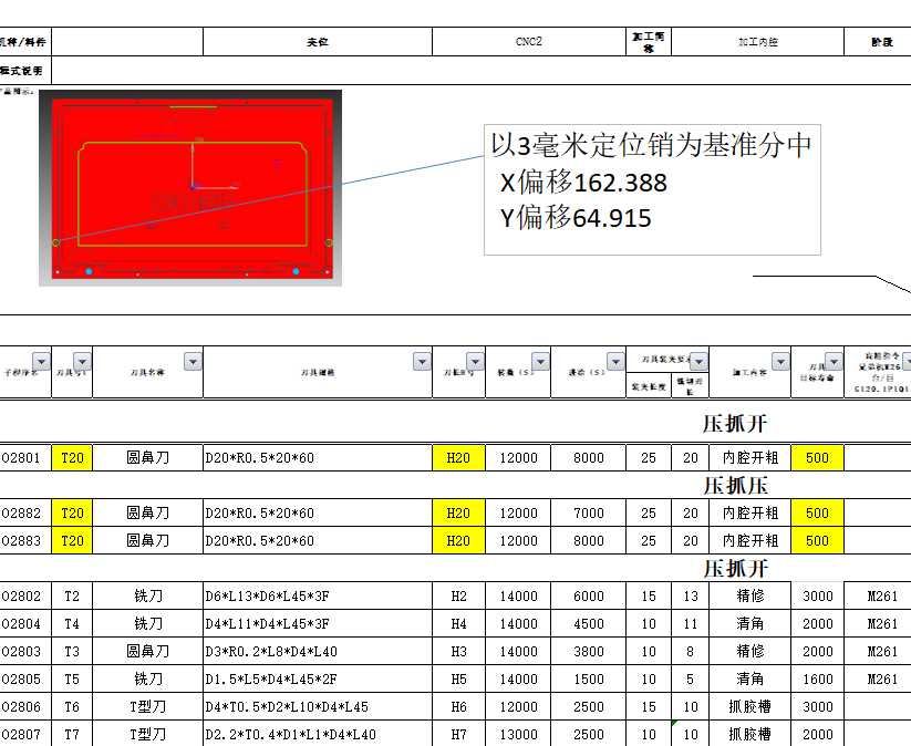 板材内腔开粗UG编程程序模型