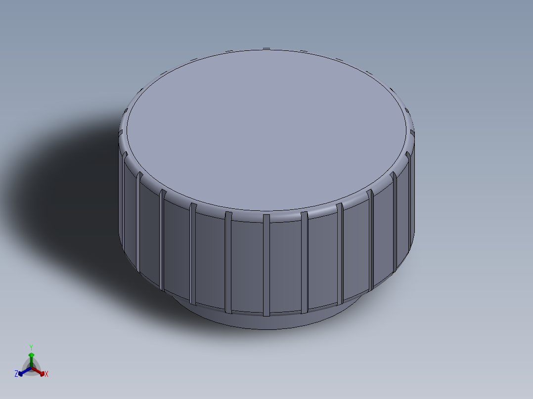 液压油箱呼吸器正等轴测图