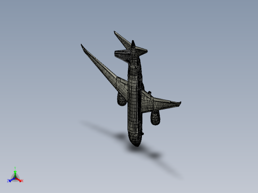 B3004198-波音787-800全尺寸组装模型